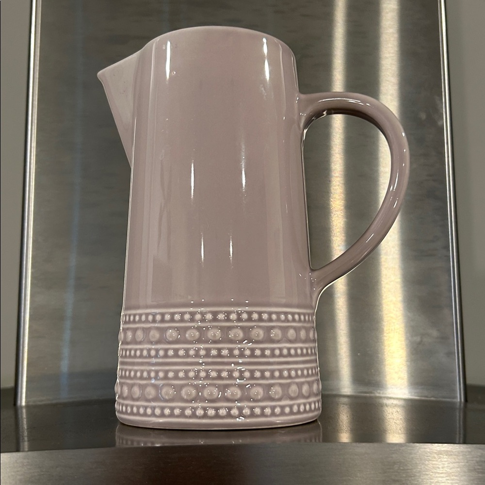 MatCeramica Lavender Pitcher Simple Design with Handle made in Portugal Ceramic